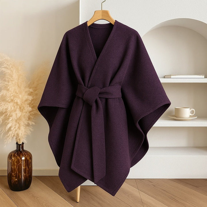 Women's Luxurious Poncho-Scarf-Coat for All Seasons