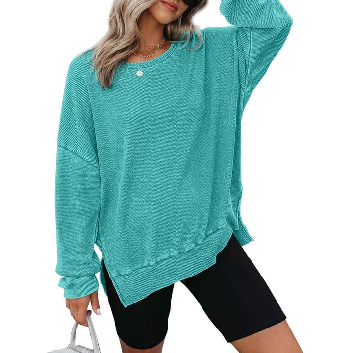 Women's Oversized Long Sleeve Crewneck Sweatshirt