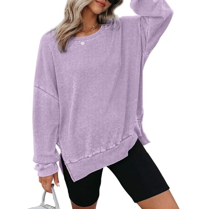 Women's Oversized Long Sleeve Crewneck Sweatshirt
