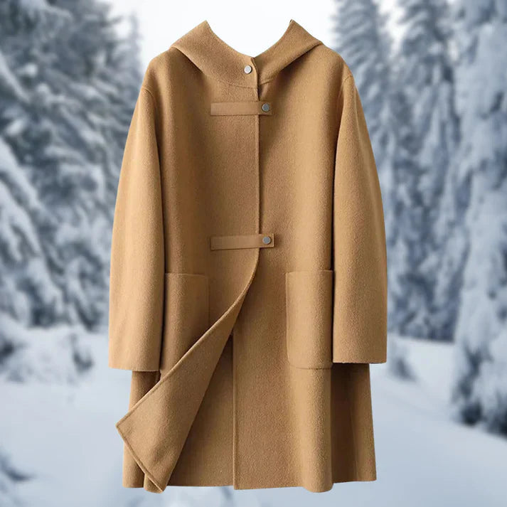 Women's Oversized Cashmere Hooded Coat