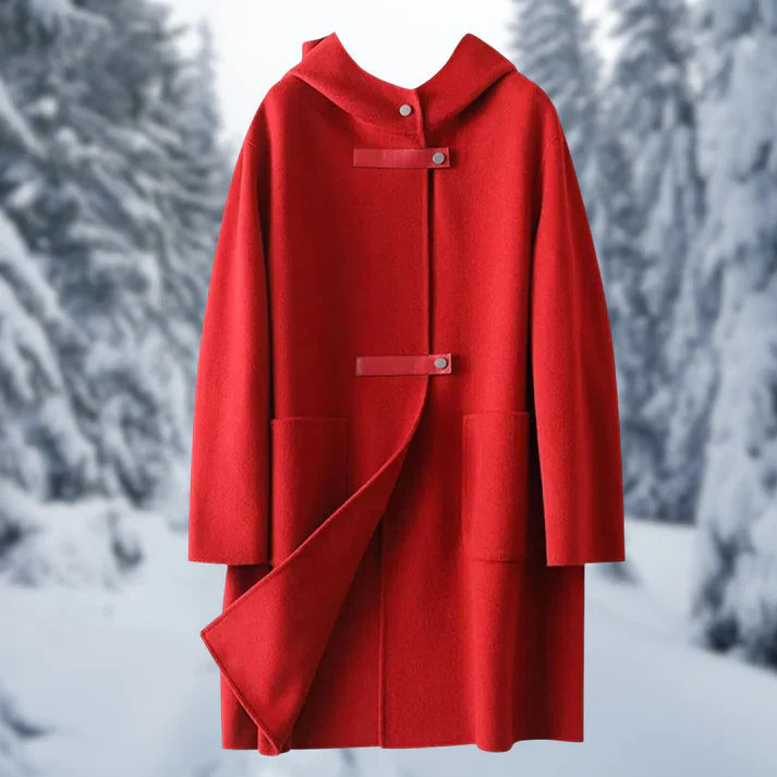 Women's Oversized Cashmere Hooded Coat