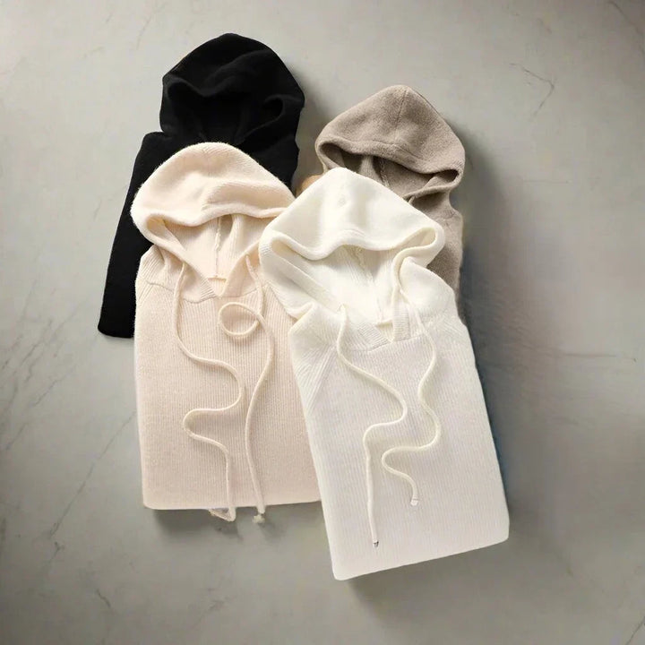 Women's Cashmere Blend Long Sleeve Hoodie