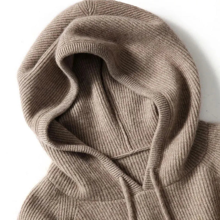 Women's Cashmere Blend Long Sleeve Hoodie