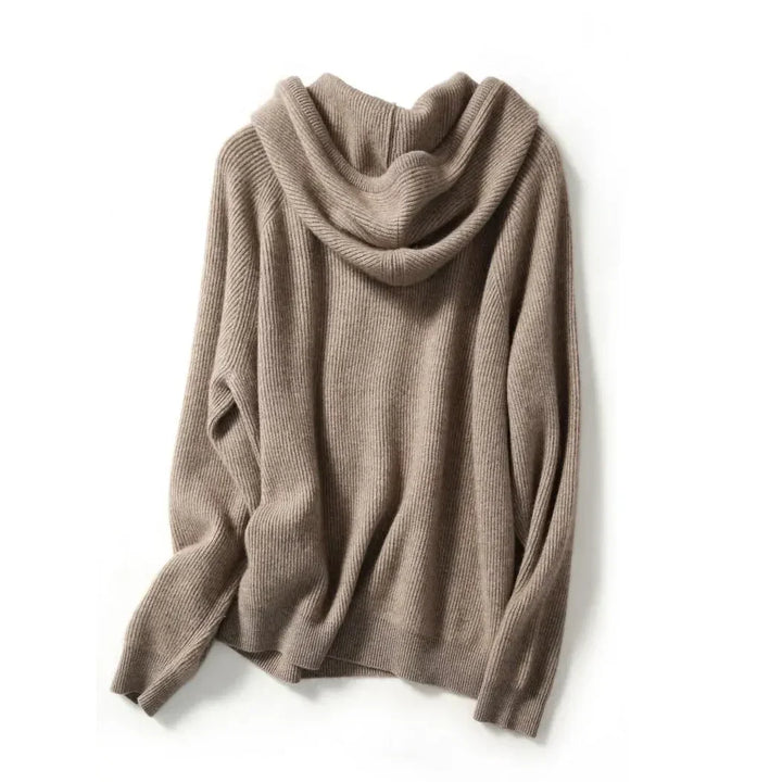 Women's Cashmere Blend Long Sleeve Hoodie
