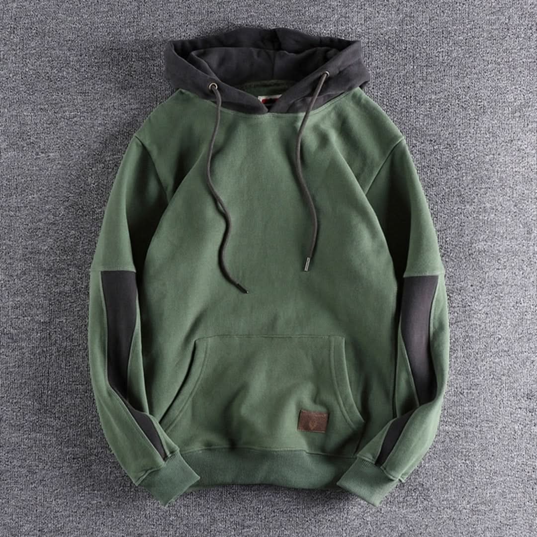 Women's Colorblock Drawstring Pullover Hoodie