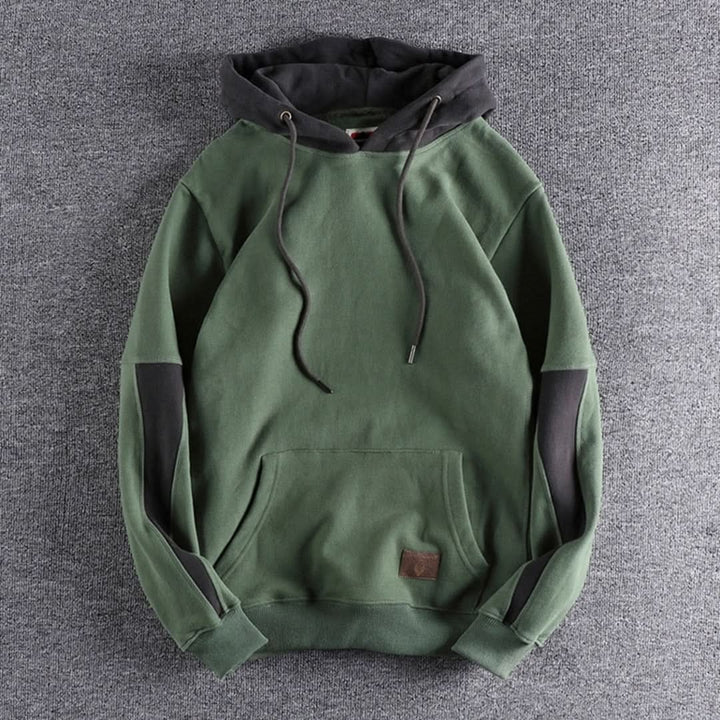 Women's Colorblock Drawstring Pullover Hoodie