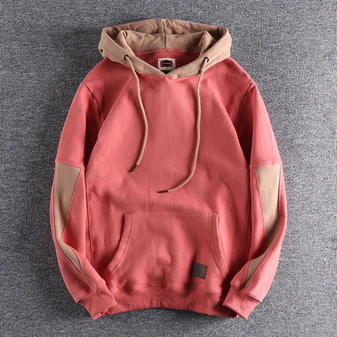 Women's Colorblock Drawstring Pullover Hoodie