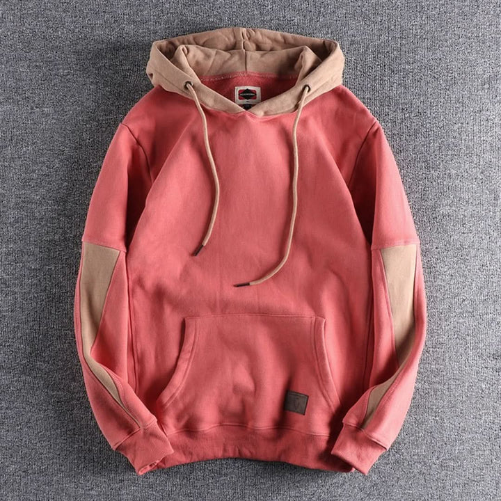 Women's Colorblock Drawstring Pullover Hoodie