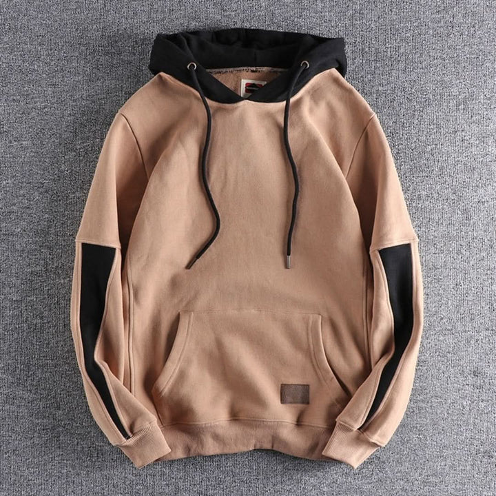 Women's Colorblock Drawstring Pullover Hoodie