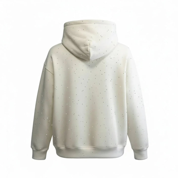Women's Cozy Pullover with Star Print Hoodie