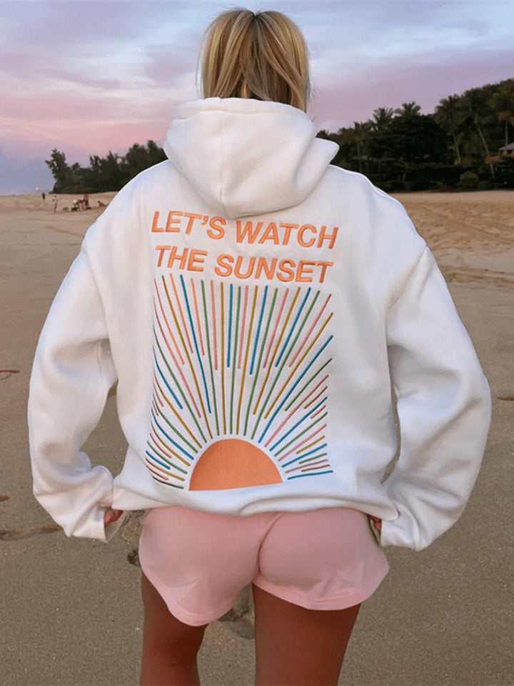Women's Graphic Print Pullover Hoodie