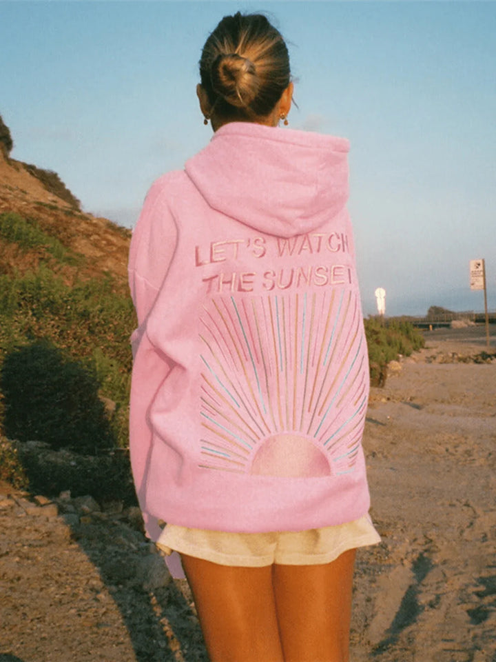Women's Graphic Print Pullover Hoodie