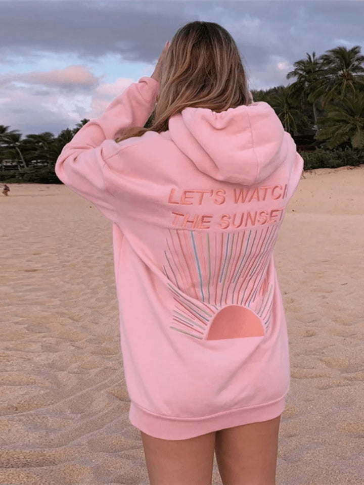 Women's Graphic Print Pullover Hoodie