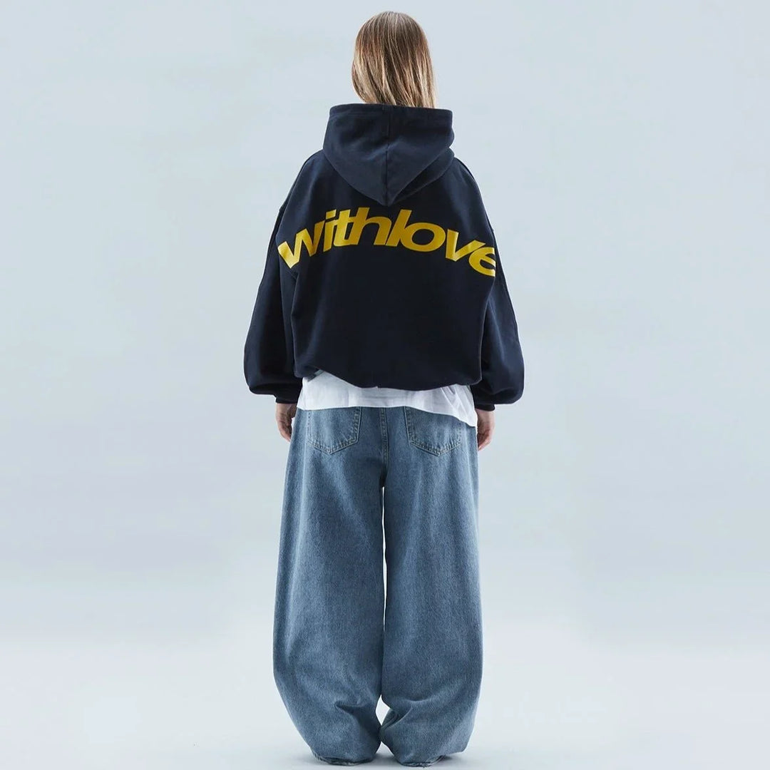 Women's Oversized Graphic Pullover Hoodie