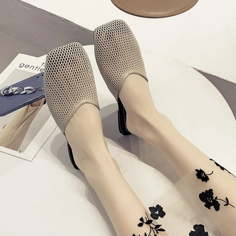 Odessa | Women's Closed Toe Mesh Mules