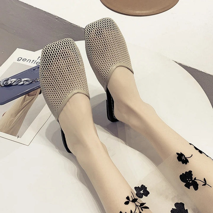 Odessa | Women's Closed Toe Mesh Mules