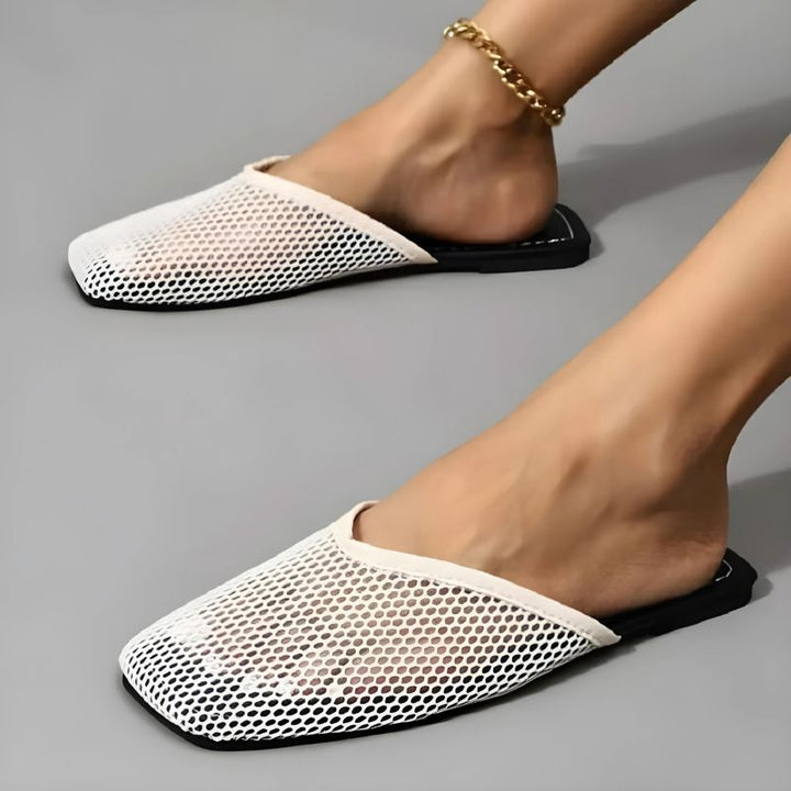 Odessa | Women's Closed Toe Mesh Mules