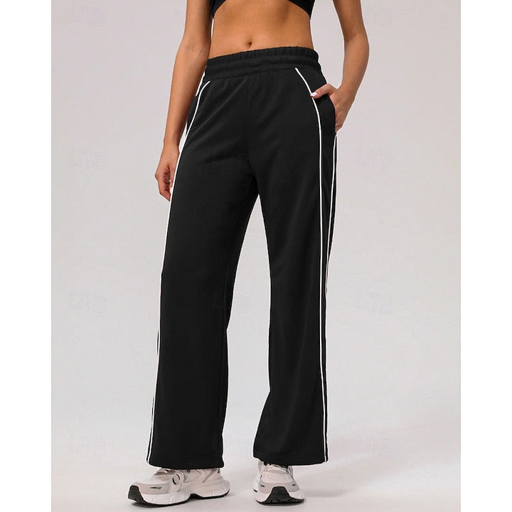 Women's Straight Leg Side Stripe Sweatpants